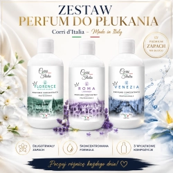 Zestaw perfum do płukania Corri d'Italia – Florence, Roma i Venezia